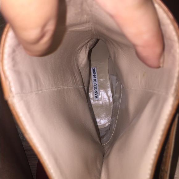 Manolo Blahnik Brown Boots - Picture 6 of 7